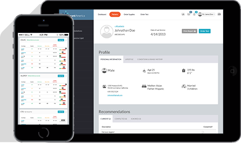 Web-based reporting for physicians and patients